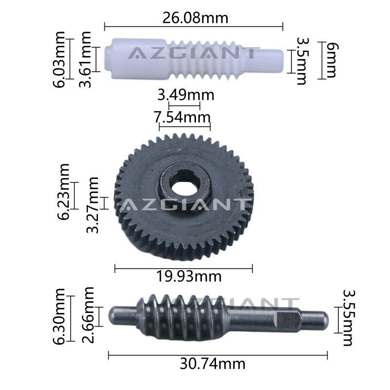 Side mirror folding motor gear kit for Mazda 2 Hatchback MK2/3 MK2/5 MK3/6 MK2