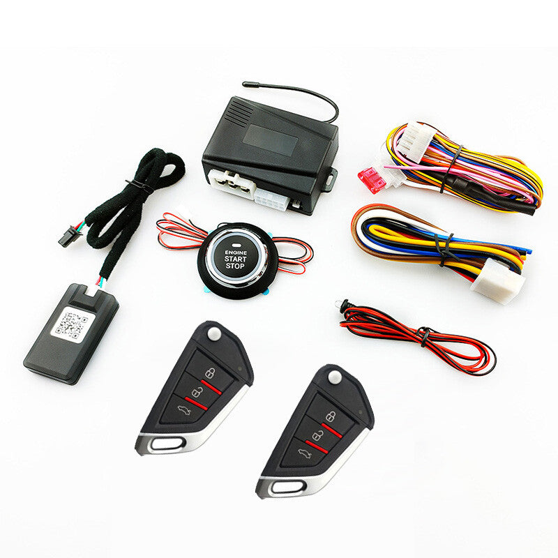 Keyless Entry Engine Start Alarm System Push Button APP Remote Starter Stop 1PC v