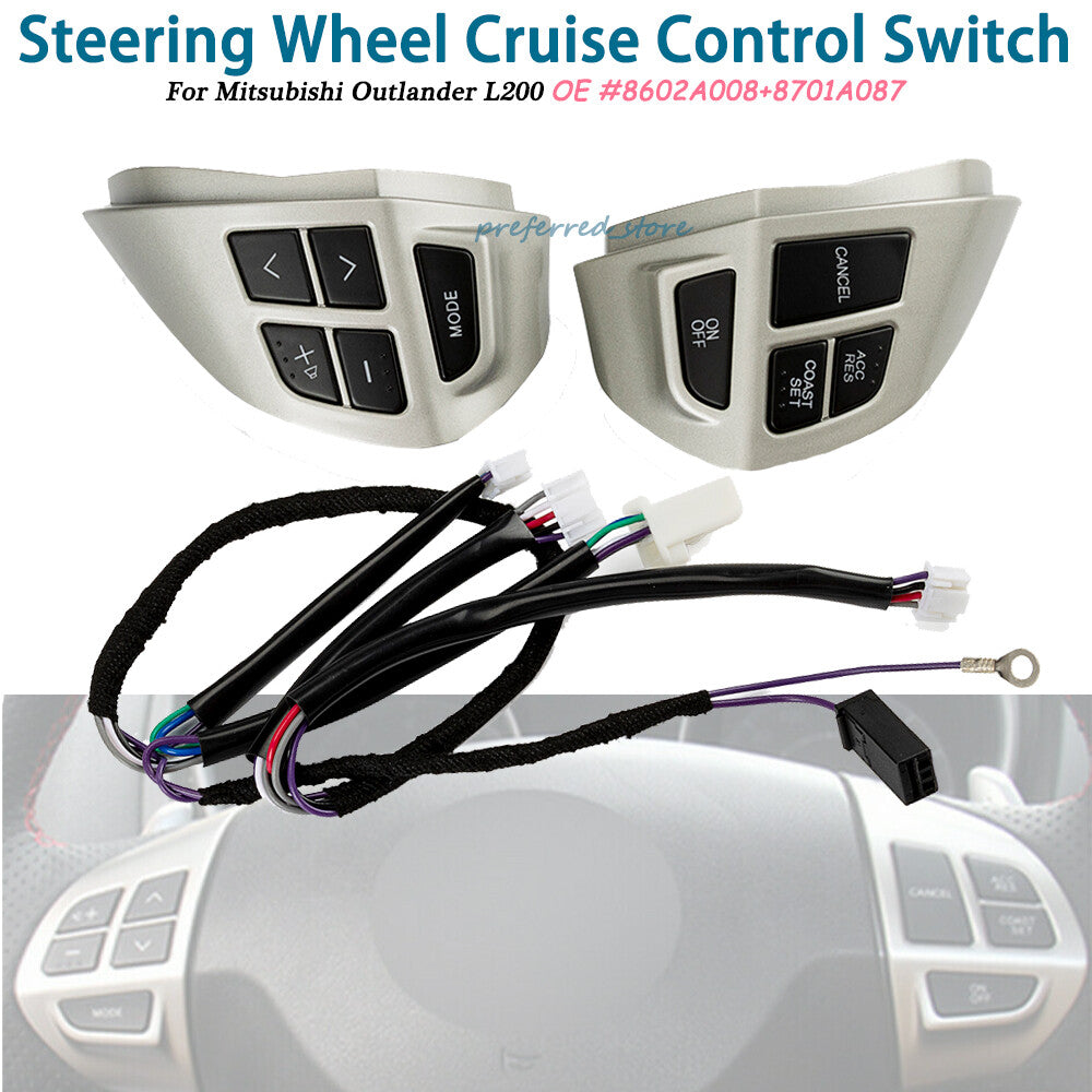 Steering wheel cruise control switch for Pajero Outlander L200 Lancer v