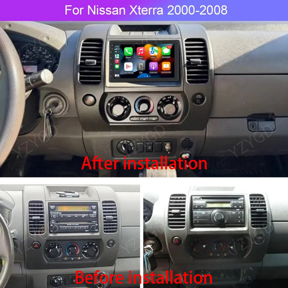 for Nissan Xterra 2000-2008 Carplay Android 14 Car Radio GPS Navi Screen 2+32GB