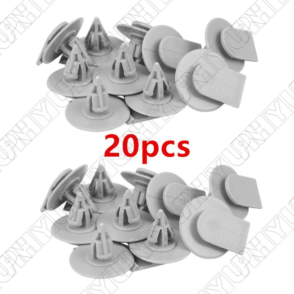 For 02-12 for Mini Cooper S Trim Panel Fender Moulding Retainer Fastener Clips 20Pcs