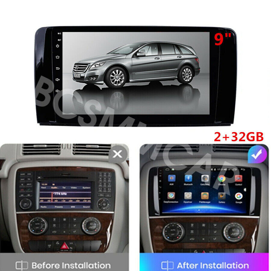9'' Car Stereo Radio GPS FM Fit for Mercedes-Benz W251 R350 R320 R500 2005-2017