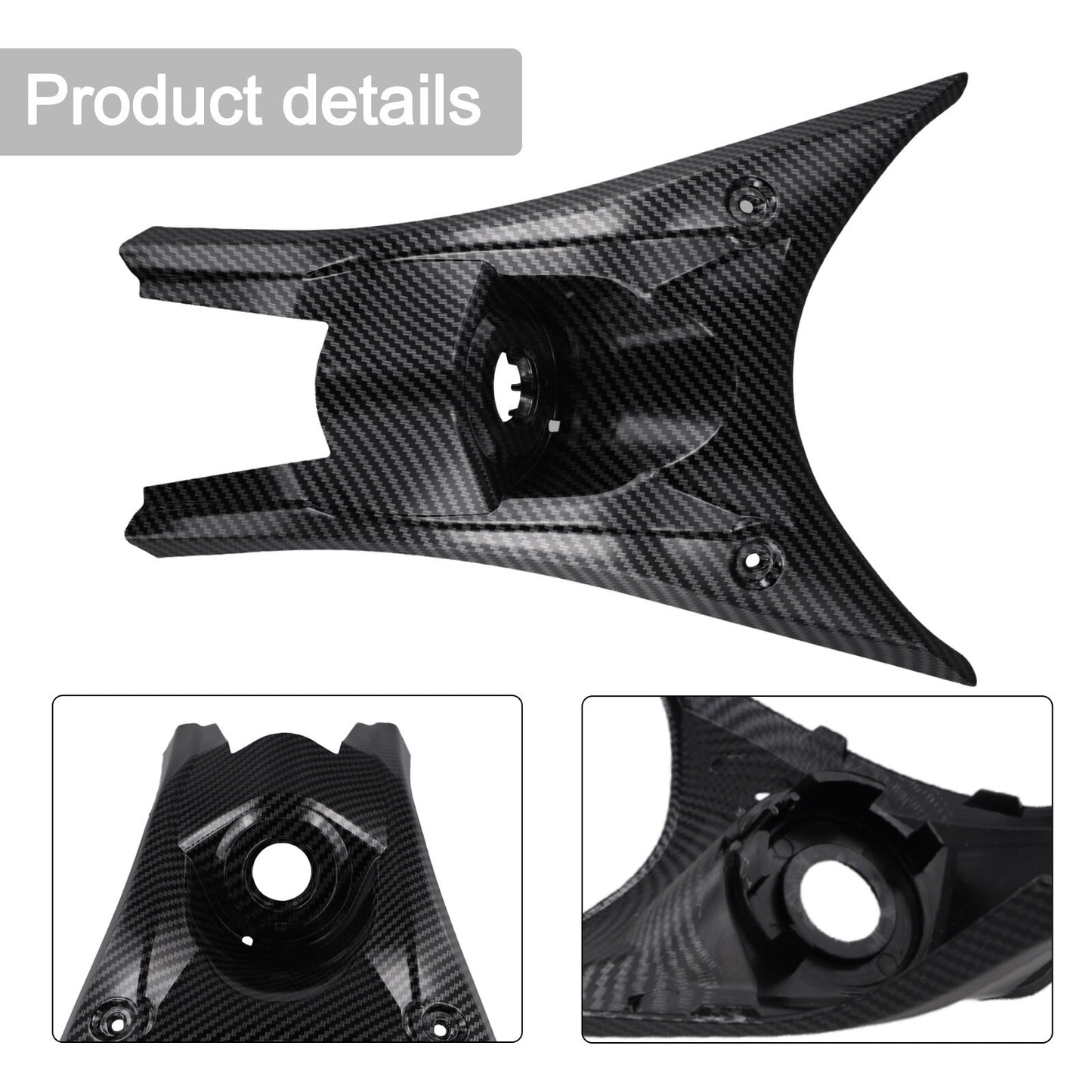 Ignition Key Case Cover Panel Fairing Carbon Fiber For Z800 2013-16