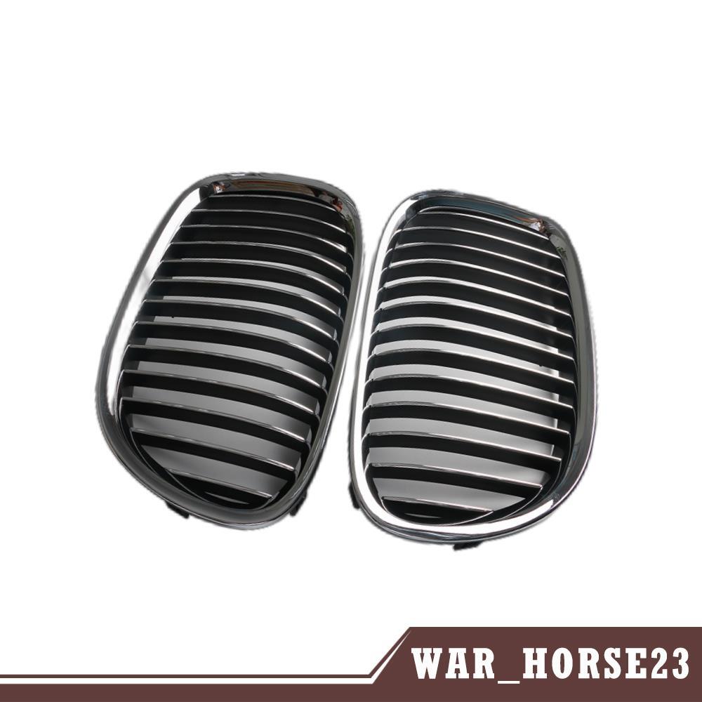 2Pcs Chrome Front Kidney Grill For 2009 - 2015 for BMW 7 Series 740i 750Li 760Li