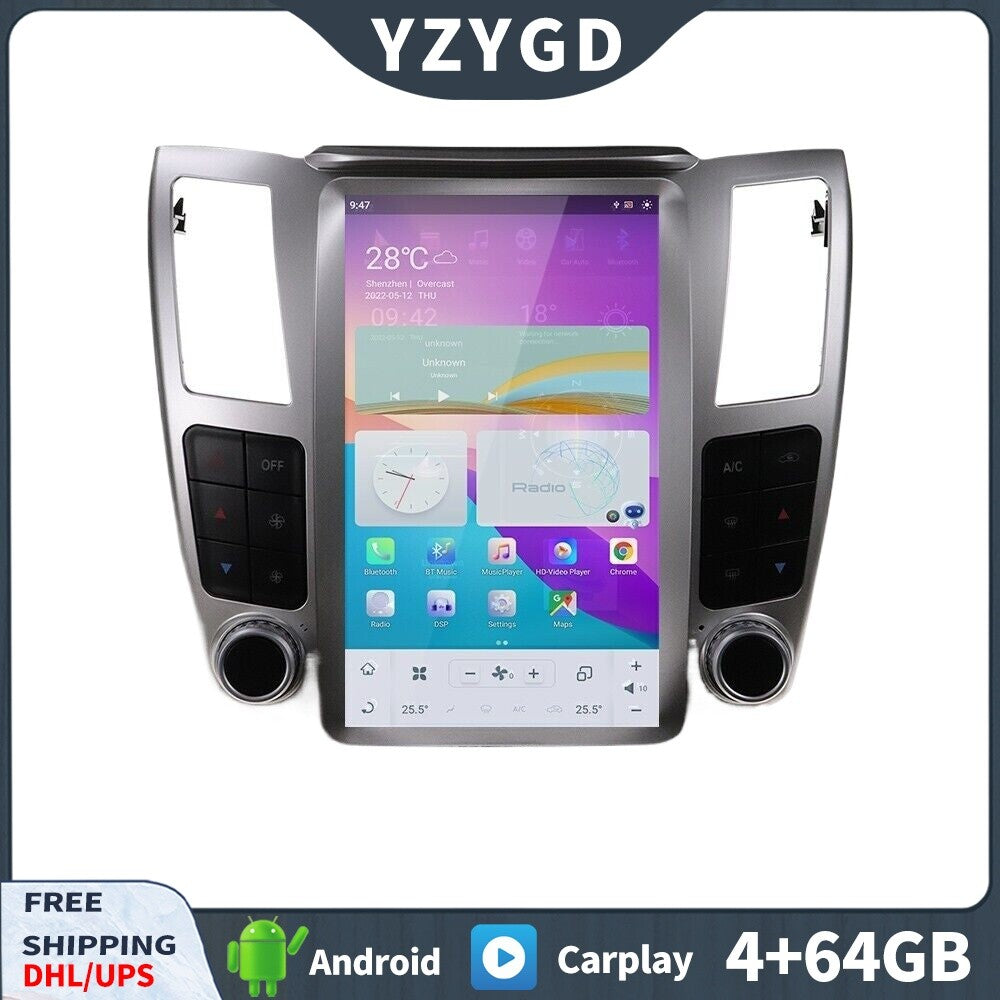 Car Radio 2Din GPS for Lexus RX300 RX330 RX350 RX400H 2004-2008 Stereo Receiver