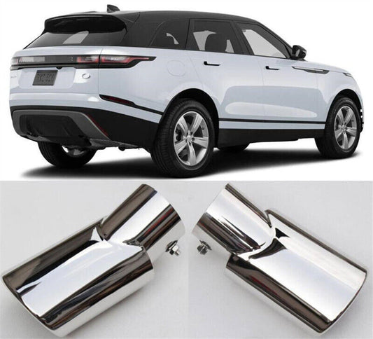 2pcs for Land Rover for Range Rover Velar 18-21 Rear Exhaust Muffler Tip End Pipe B n