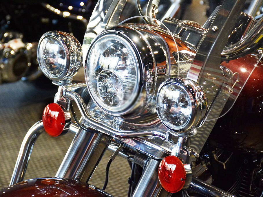 4x Red Turn Signal Light Lens Cover for Harley Touring Road Electra Glide 86-23 Q