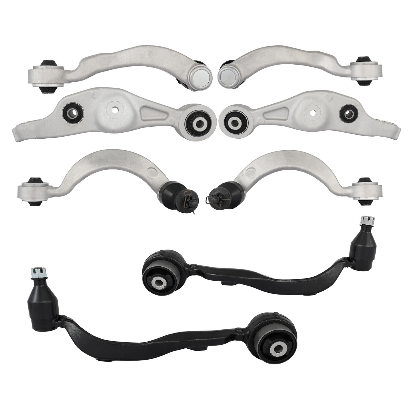 16x Front Control Arm Ball Joint Tie Bar Suspension Kit for 2007-17 for Lexus LS460