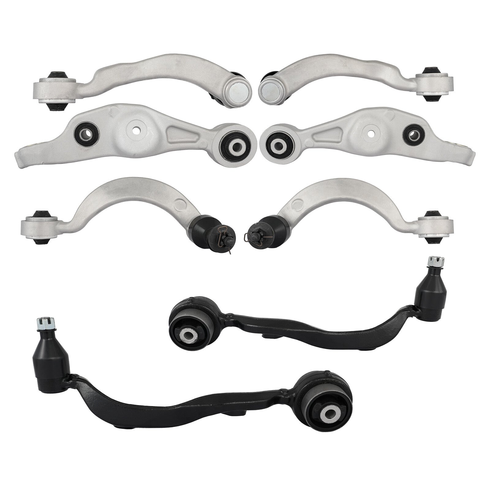 16x Front Control Arm Ball Joint Tie Bar Suspension Kit for 2007-17 for Lexus LS460