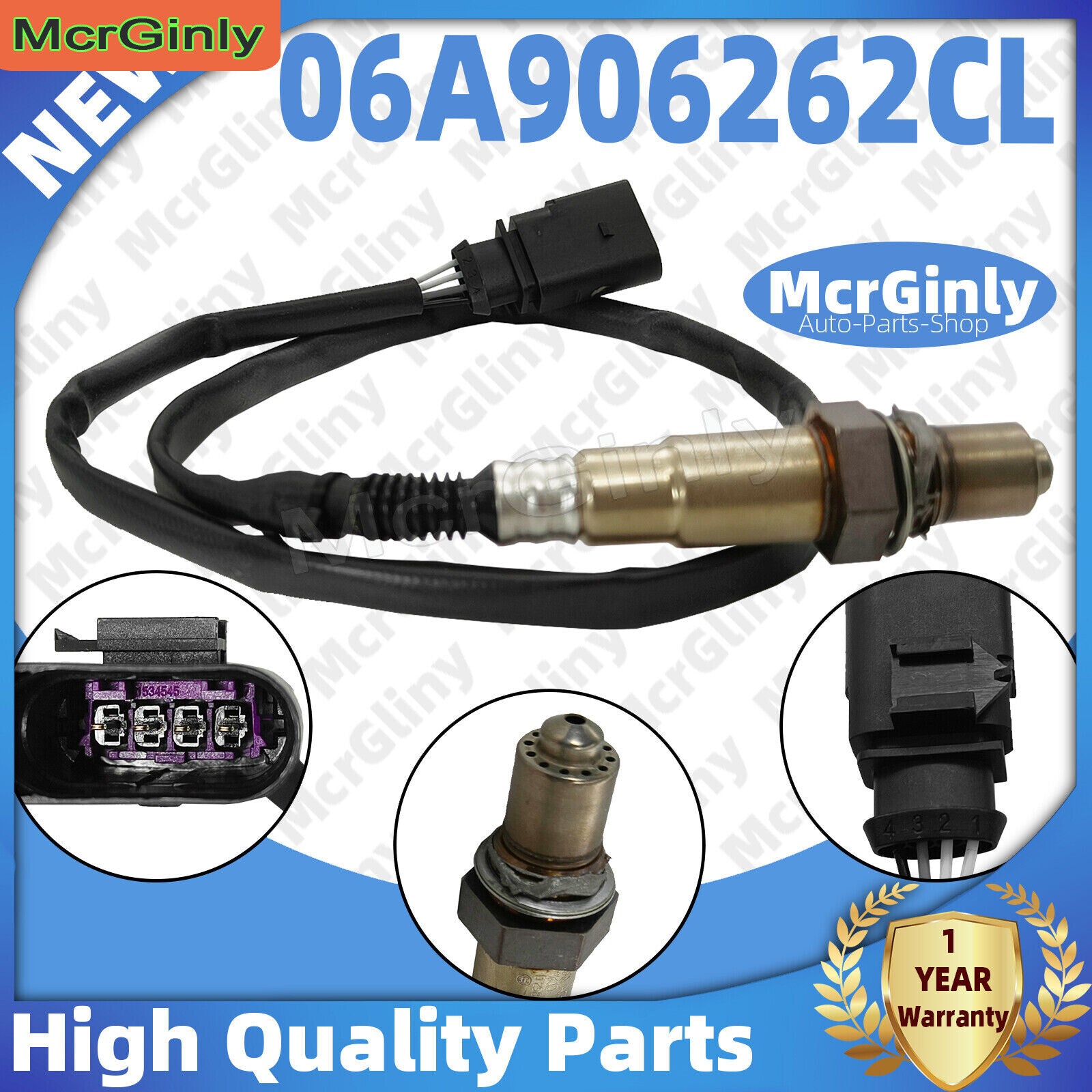 Downstream oxygen sensor suitable for Golf , for Jetta , for Audi A5 06A906262CL 1K0998262T- n