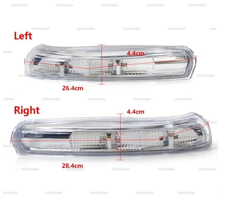 A pair of rearview turn signal mirror lights for Chevrolet Captiva 2007 - 2016