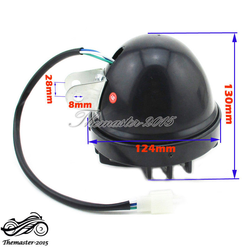 12V LED Head Light Headlight For ATV Quad 50-200cc Go Kart Roketa SunL Taotao Q