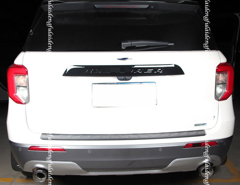 for Ford Explorer 2020-2022 piano black Tail Rear Trunk Lids Moulding Cover Trim