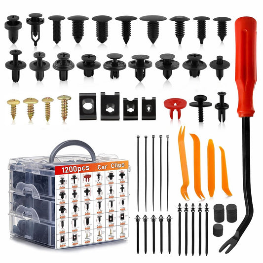 1000P Car Push-Type Fixing Clip, Car Body Clip, Car U-Shaped Screw Decorative Clip