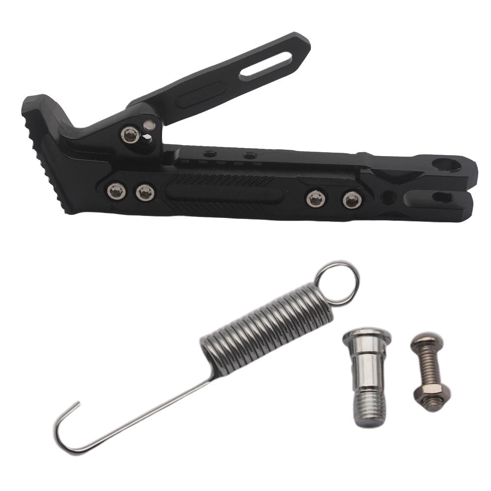 Motorcycle Parts Adjustable Kickstands Motor Scooter Foot Bracket Side Stand 1Ps n