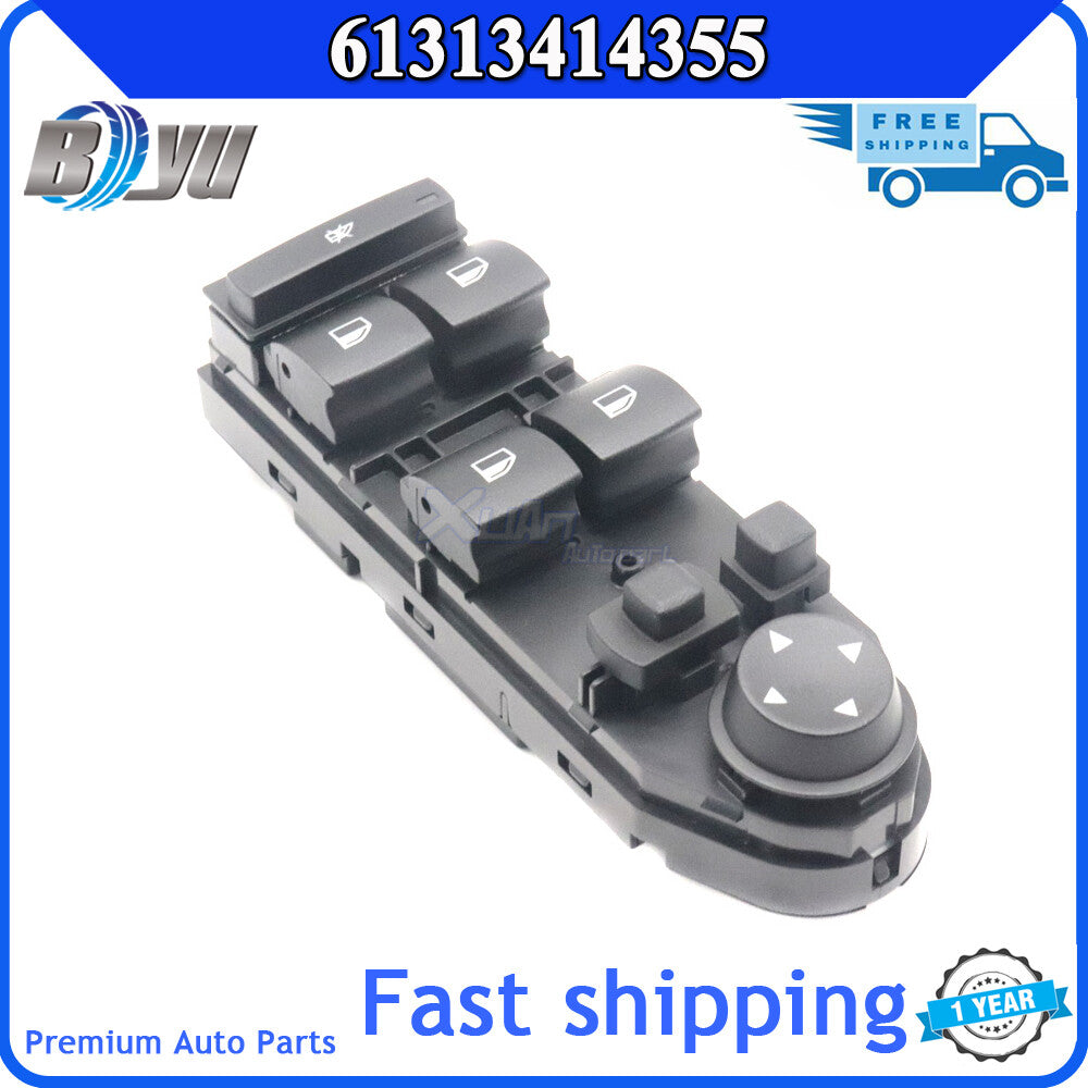 For X3 E83 04-10 Power Window Control Switch Front Left Master 61313453- v