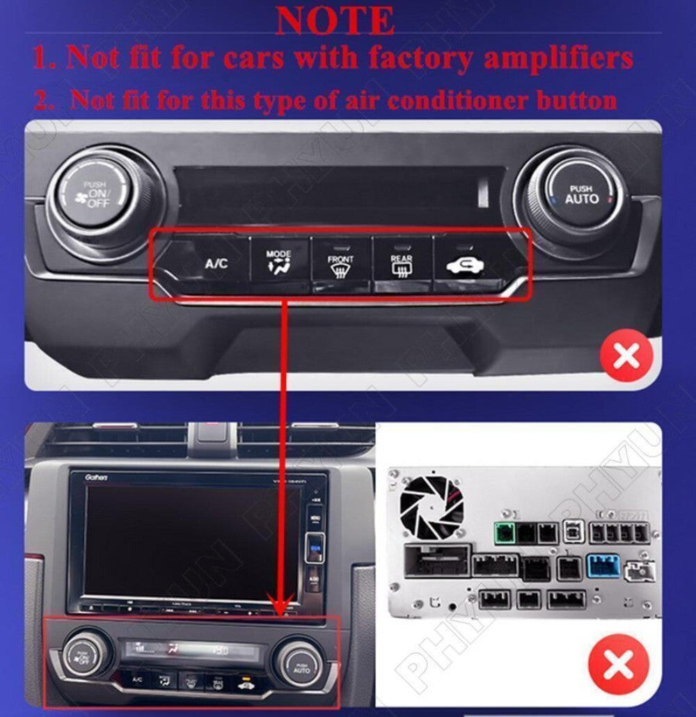 9.7'' Vertical Stereo Radio GPS Head Unit Fit for Honda for Civic 16-2020 Android 11 n