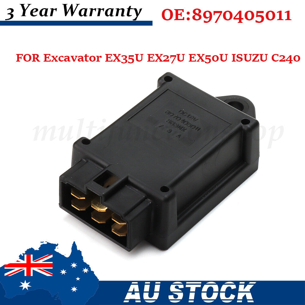12V Timer Relay Glow Plug 8970405011 For Kubota D902 D905 D1005 V1305 V1505 AU