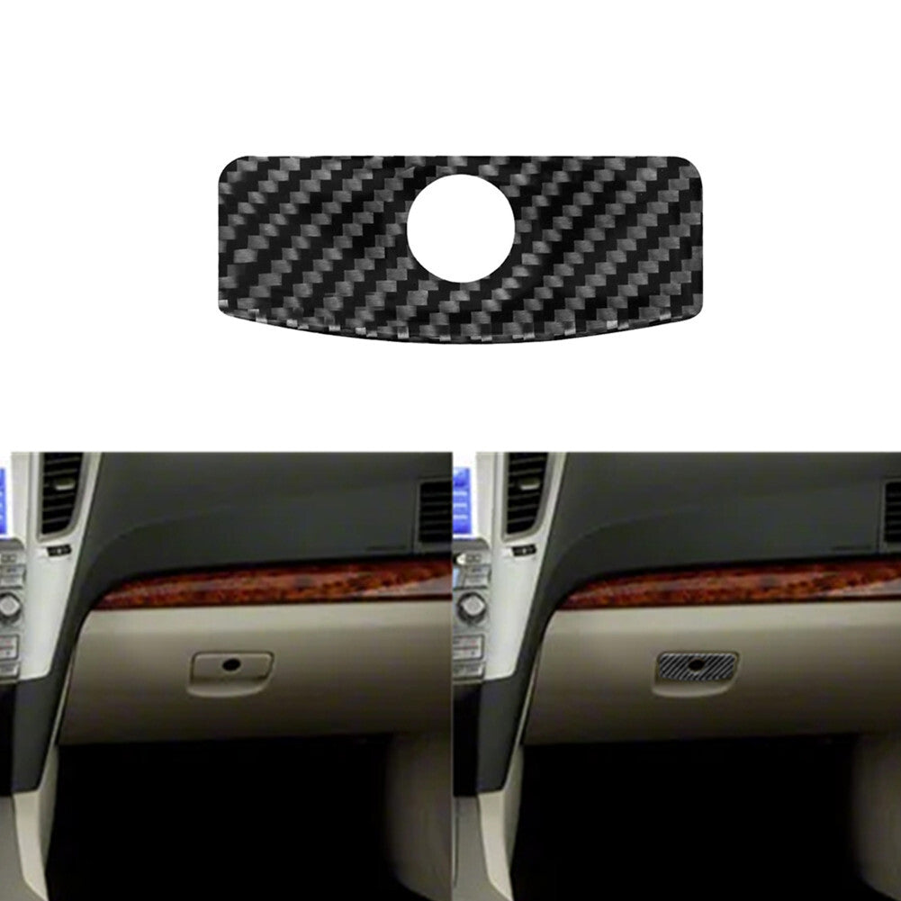 Carbon Fiber Glove Box Switch Frame Cover for Subaru Legacy Outback 2010-2014