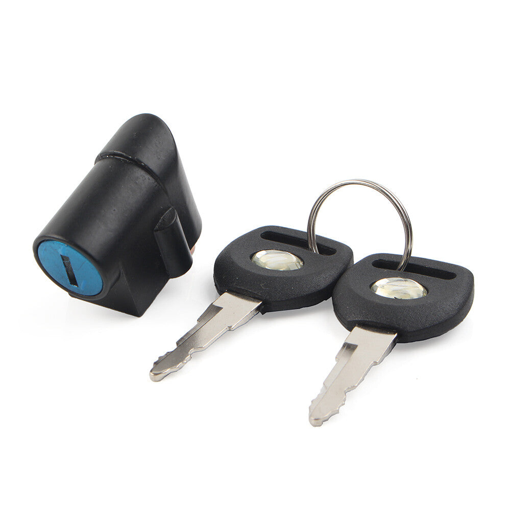Stainless Steel Motorcycle Steering Lock Keys 2 Position Switch Fit for Suzuki GN125