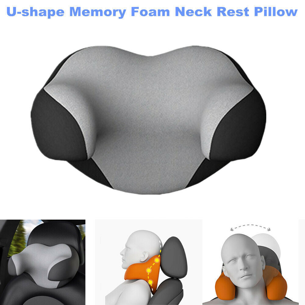 U-shaped car for seat memory foam neck rest pillow/backrest/headrest cushion n