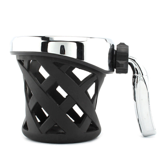 Motorcycle Handlebar Cup Holder Drink W/ Mesh Basket Mount Universal Fit for BMW R18 Q