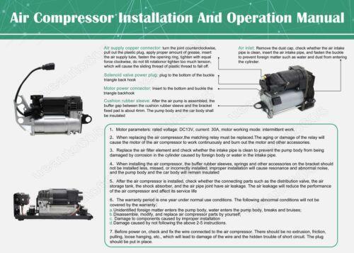 for Porsche for Panamera 971 2017-2021 Air Suspension Compressor Pump 971616007
