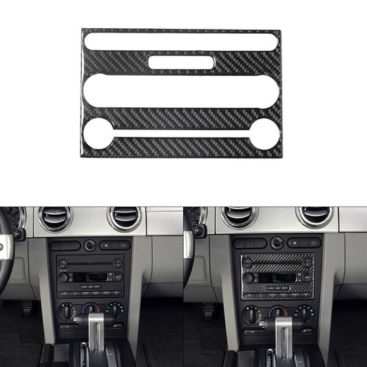 2pcs Carbon Fiber Air Conditioner Out Trim Cover for Dodge Journey 2009-2010 Red v