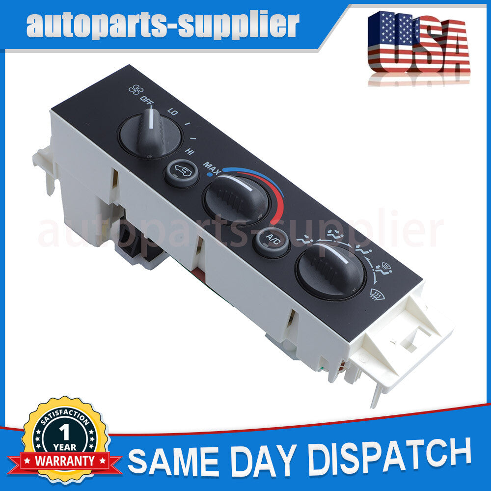 Heater/Air Conditioner Control Panel Switch Unit 16231175 Suitable for Chevrolet C1500 K1500 (1996-99)