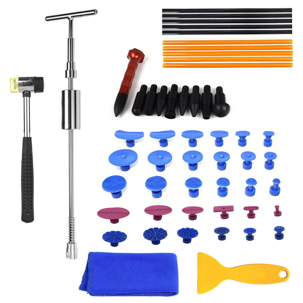 PDR Tools Car Dent Repair Kit Paintless Dent Repair Tools, T-Bar Slide Hammer v
