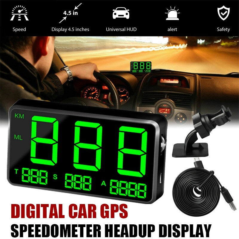 Car digital GPS head-up display instrument panel overspeed warning alarm HUD Q