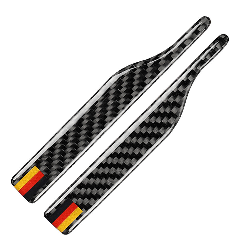 Car Rearview Side Mirror Anti-collision Anti-rub Strip Protector Trim Black 2pcs