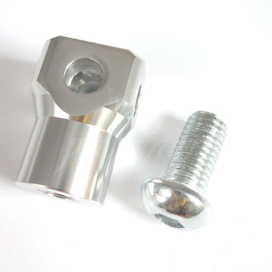 Bottom Mount Motorcycle Headlight Light Bracket Holder Cruiser Chopper Custom Q