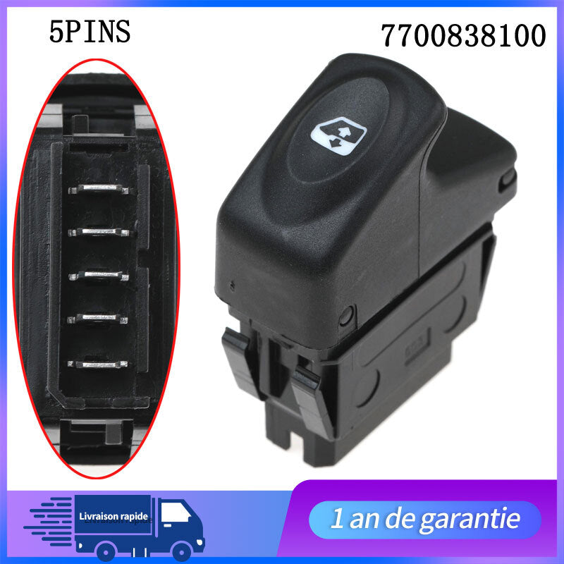 Bouton commande interrupteur de leve vitre avant Pour for renault Classic 7700838100