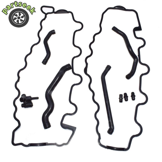 Kit Engine Crankcase Breather Hose  Valve Cover Gasket for Benz 1120180282 Q