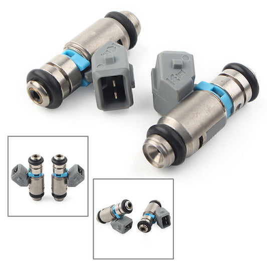 2xAluminum Fuel Injectors for Harley Davidson Sportster Custom XL 1200C SIL U8 Q