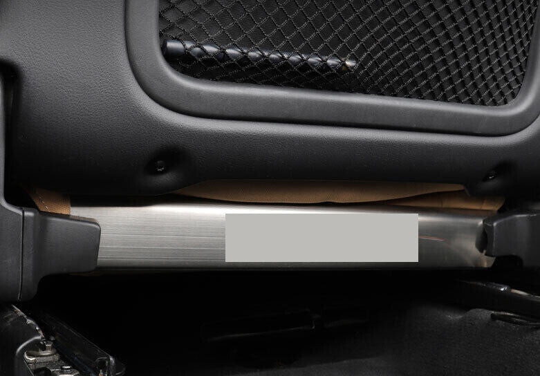 for Volvo XC40 2019-2022 Silver Titanium Rear Air Outlet Anti-Kick Panel Trim 2x
