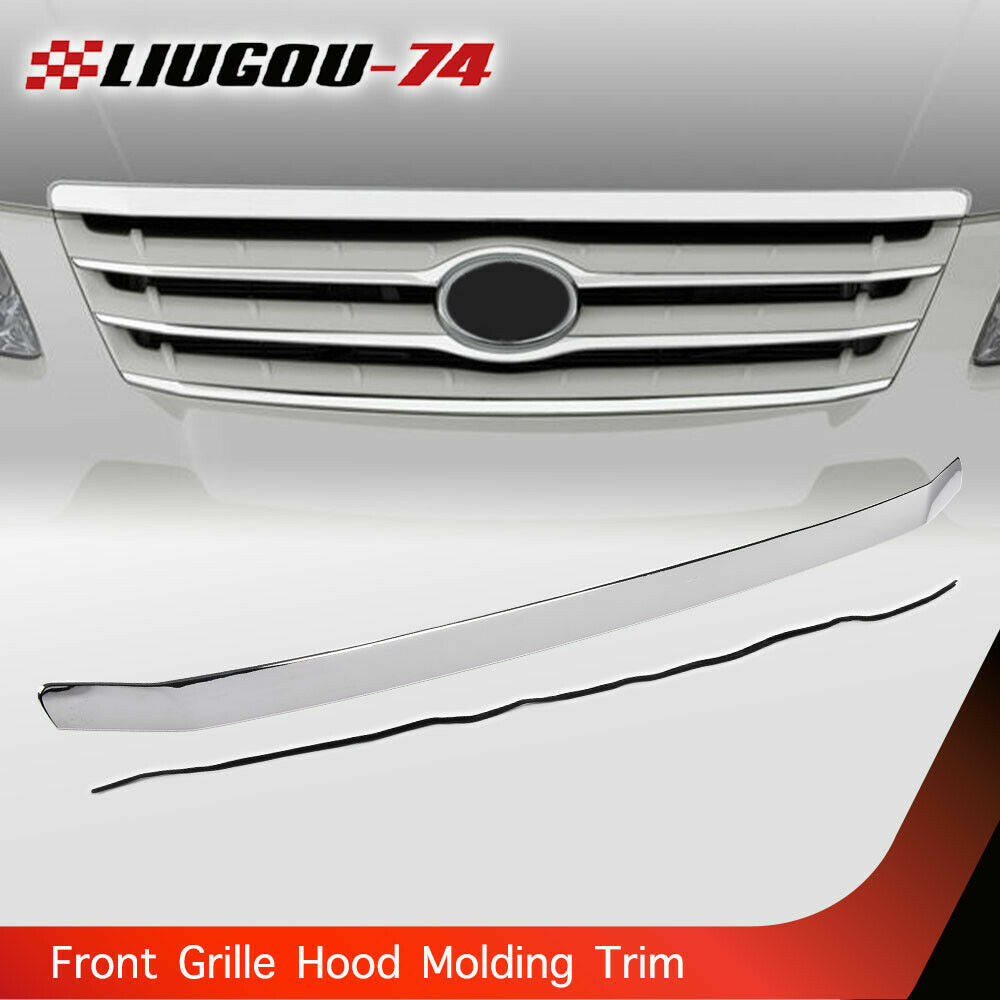 Front grille for CHRome trim 75770AC010 Range hood molding kit fits 05-10 for Avalon - v