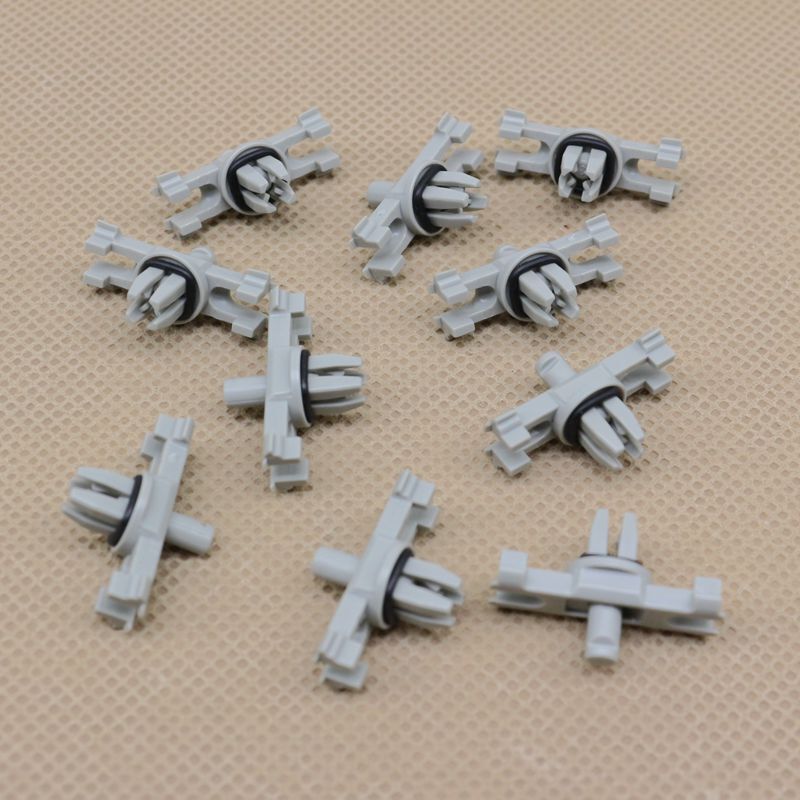 10-piece roof and side window mounting clip-on fasteners suitable for Volkswagen and for Audi 8V08535