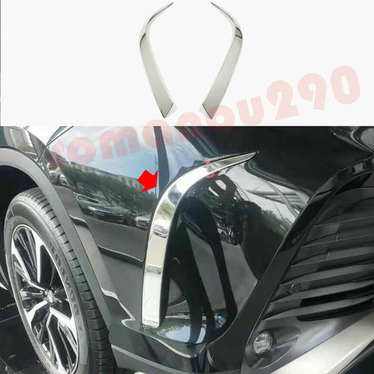 for Toyota Highlander XSE 2020-2022 Stainless Front Bumper Vent Cover Trim Decor