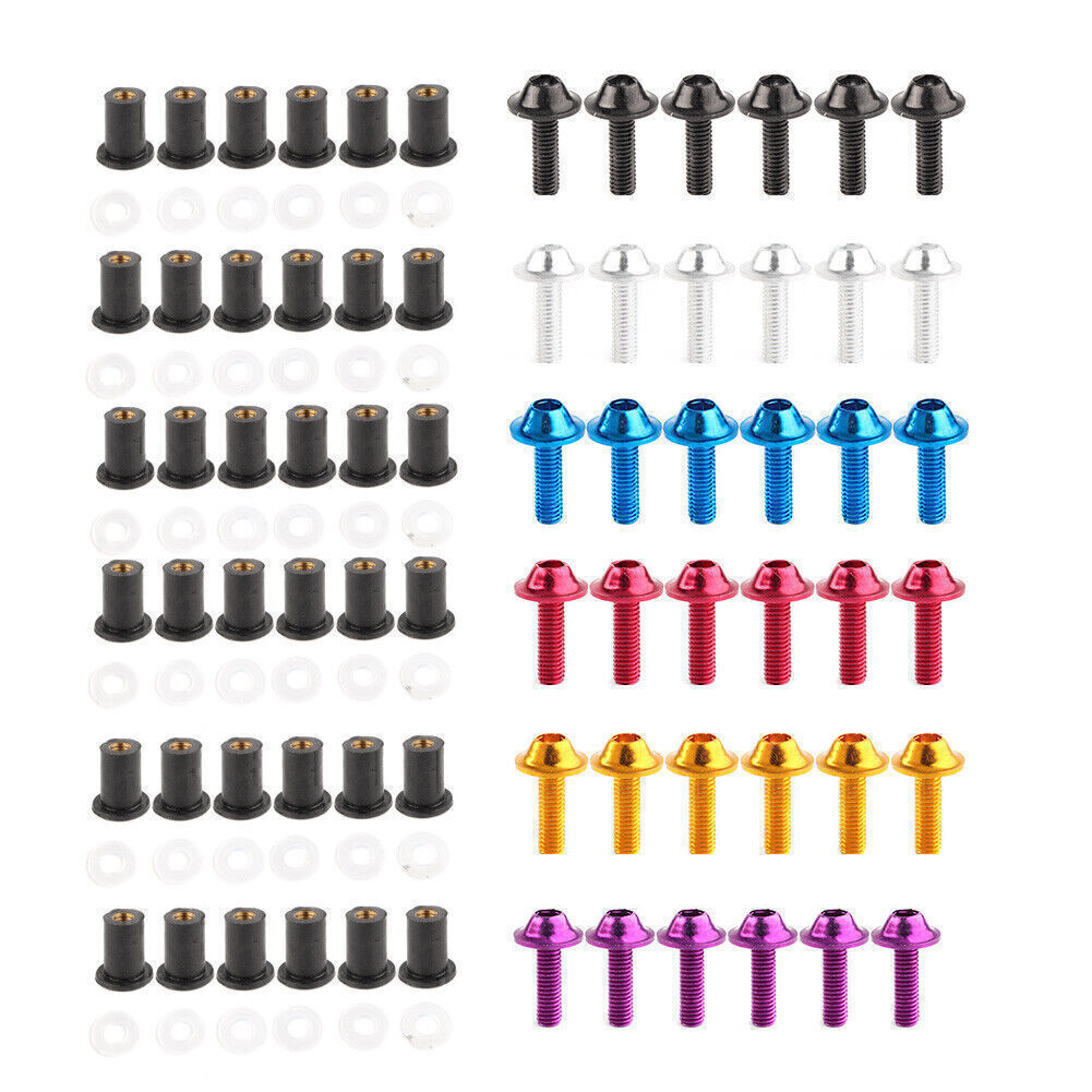 Windscreen Windshield Bolts Screw Fixing Kit for Honda CBR250 300 650 900 1000