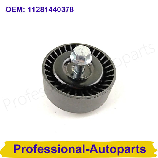 11281440378 Belt Deflection Guide Pulley is suitable for BMW E46, E81, E82, E87, E90, E91, E92, E93