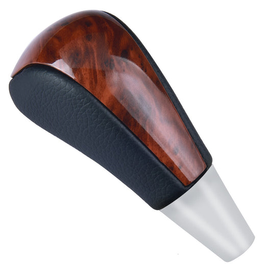 Suitable for and for Lexus polyurethane synthetic leather walnut wood gear shift knife parts - n