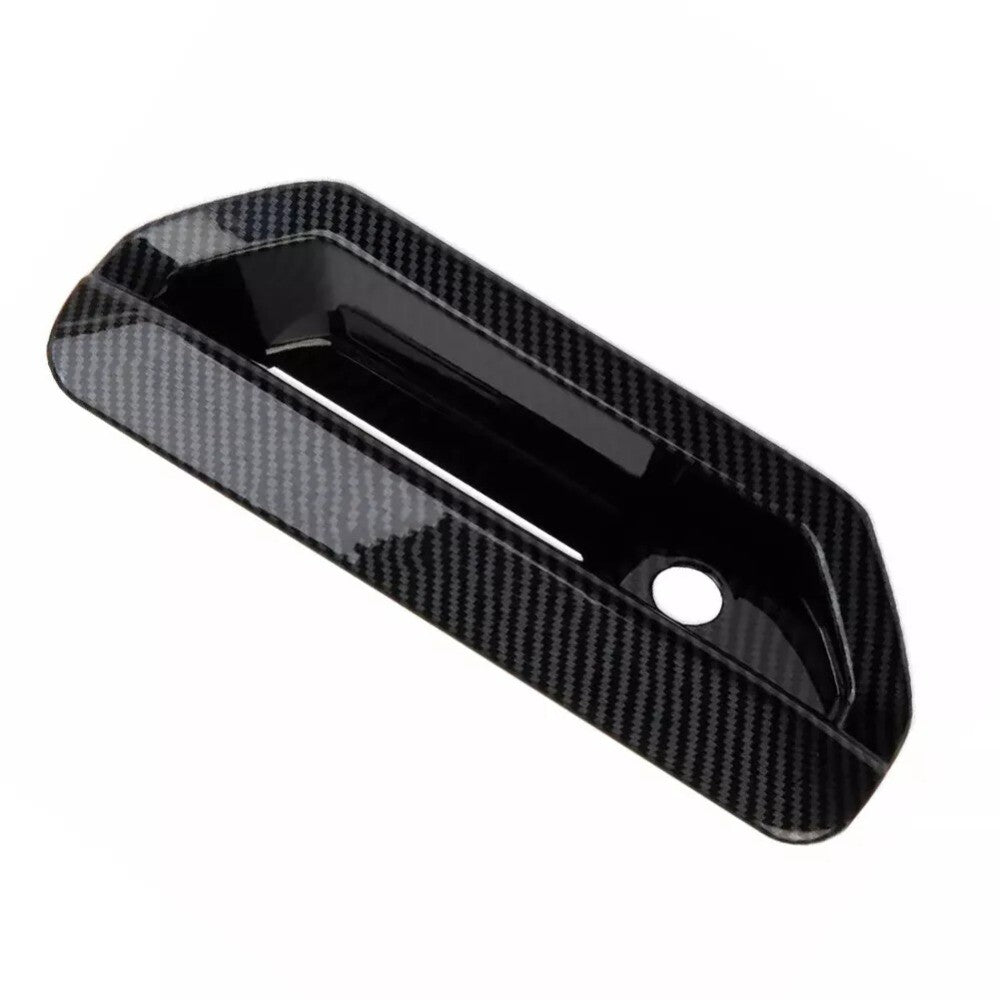 Carbon Fiber Style Rear Tailgate Door Handle Trim Fit for Hyundai Santa Cruz New n