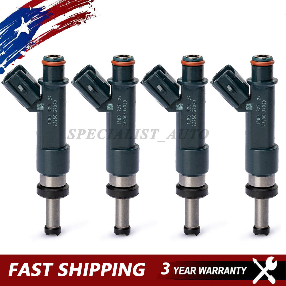 4X Fuel Injectors For 2010-2015 for Toyota Prius 2011-2015 for Lexus CT200h 23250-37020
