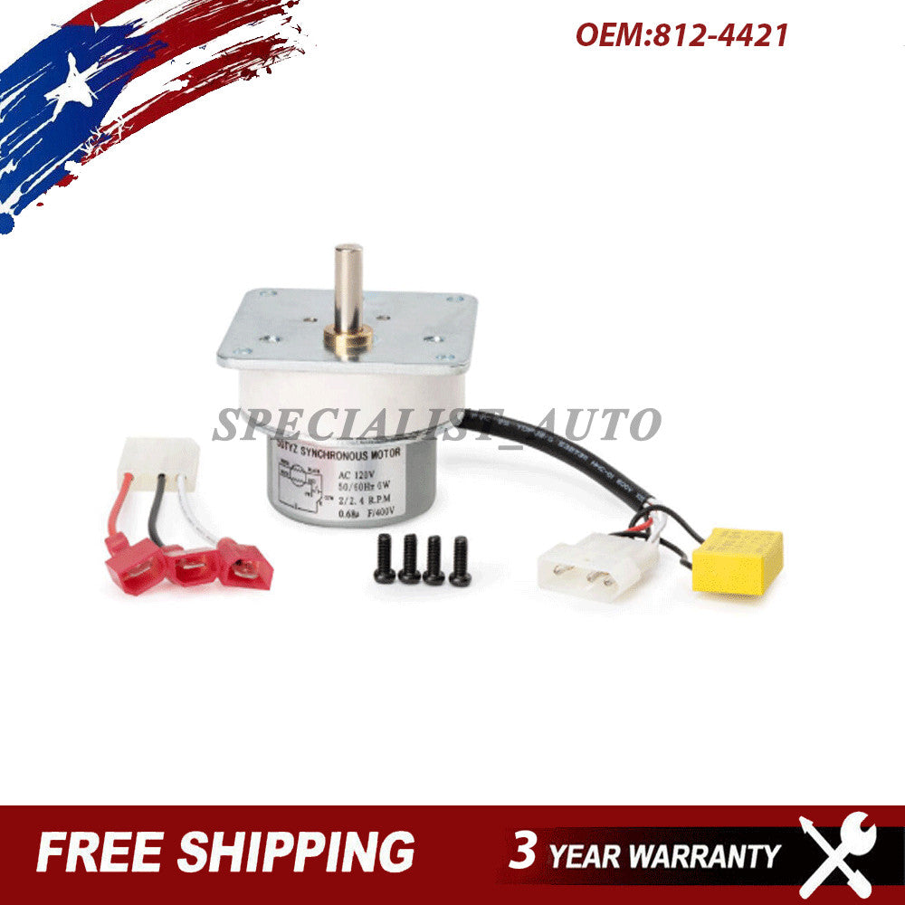 Auger Feed Motor 2.4 RPM For Quadra-Fire Heatilator Eco-Choice CAB50 812-4421 Q