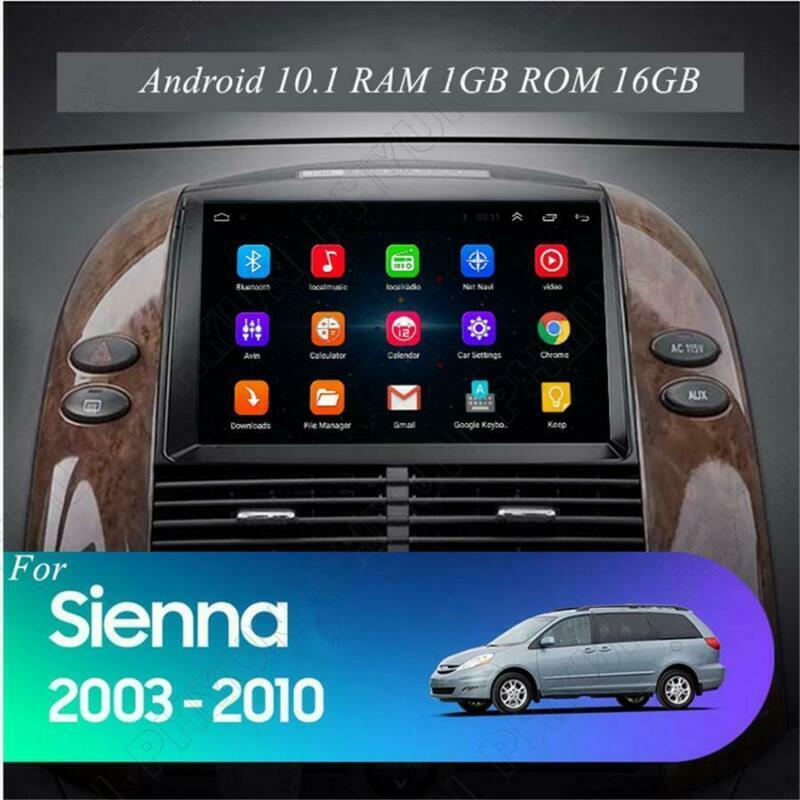 Android 10.1 Host Player 9-inch for 2003-2010 for Sienna Stereo Radio - n