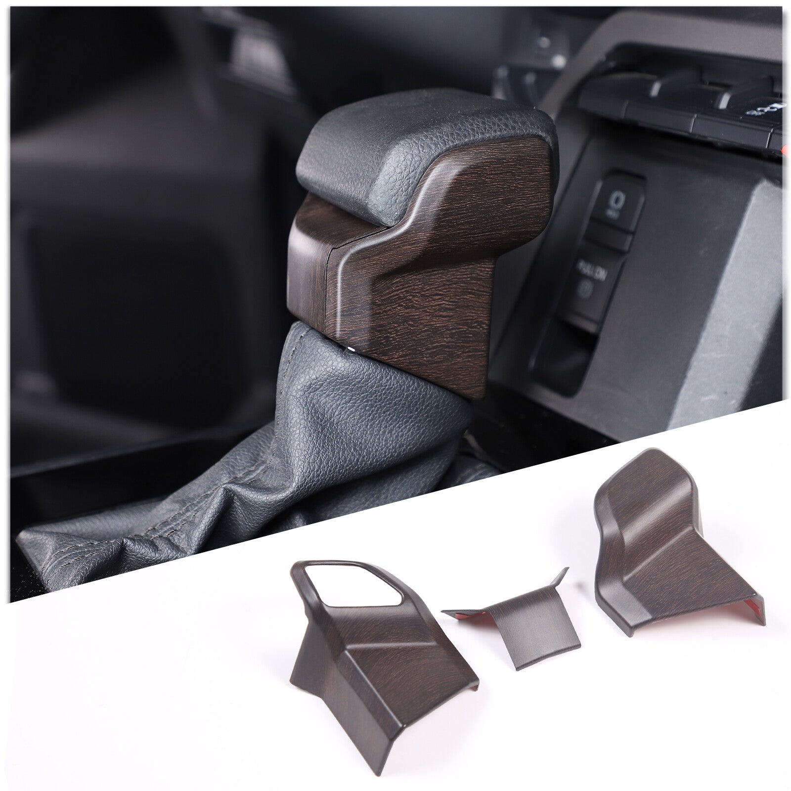 Suitable for Mazda CX-5 2017-2021 red alloy car interior steering wheel button decoration sticker- v