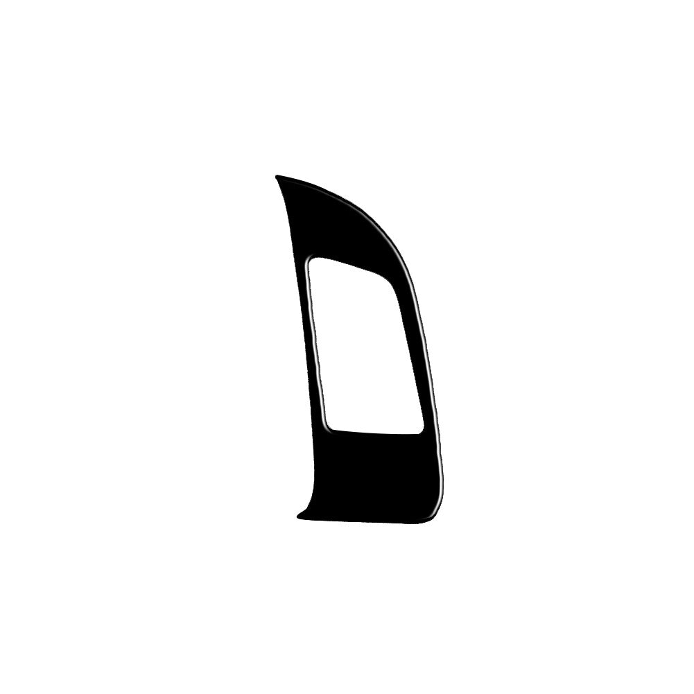 Double Flashing Lamp Button Trim Cover Decor Gloss Black for Audi Q5 2009-2017