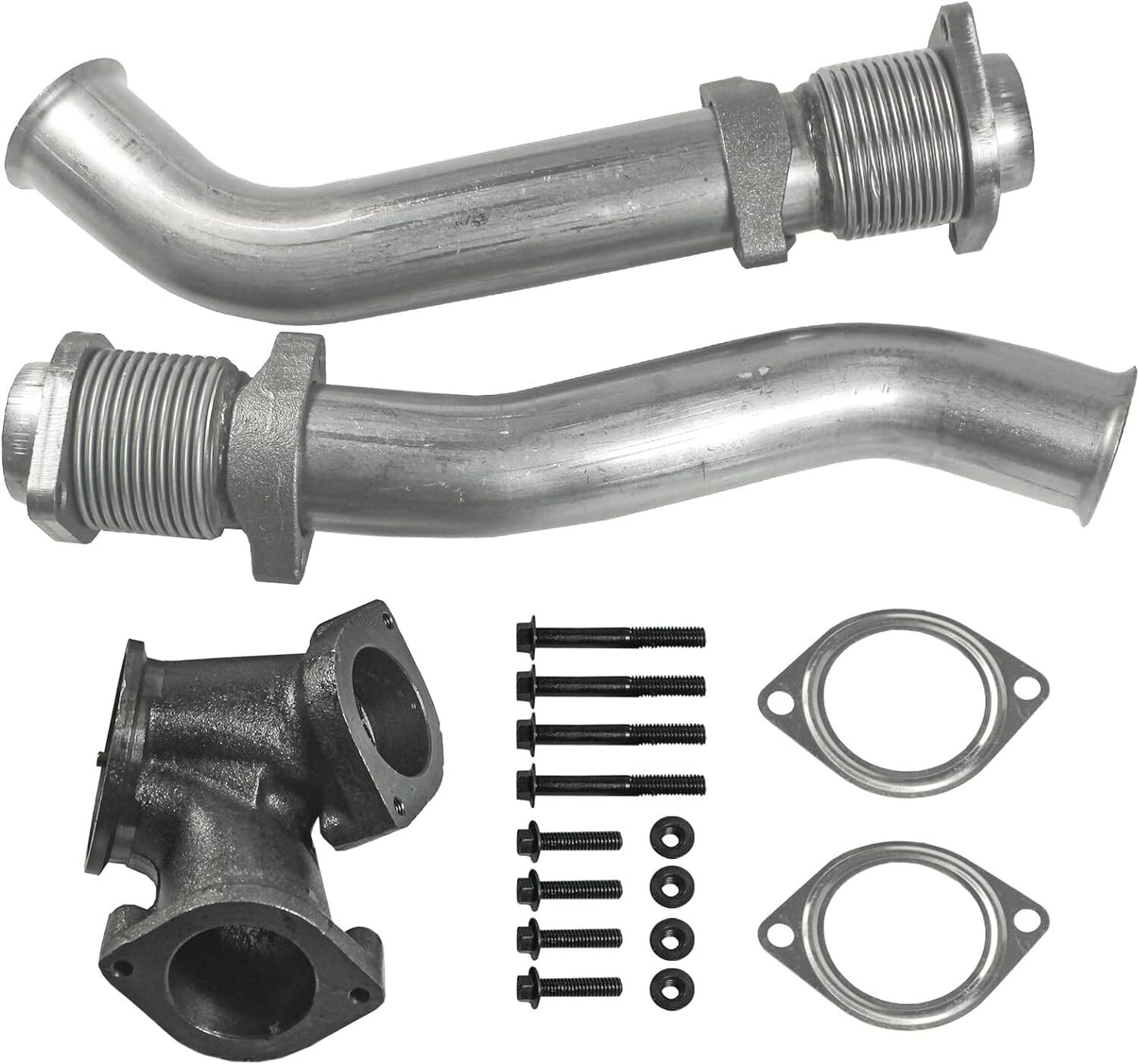 Turbo Diesel With Hardware Bellowed Up Pipe Kit Replacement  for ford  F250 F350 Q